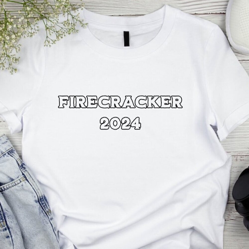 Firecracker 4th July Patriotic Holiday Gift Unisex T-Shirt